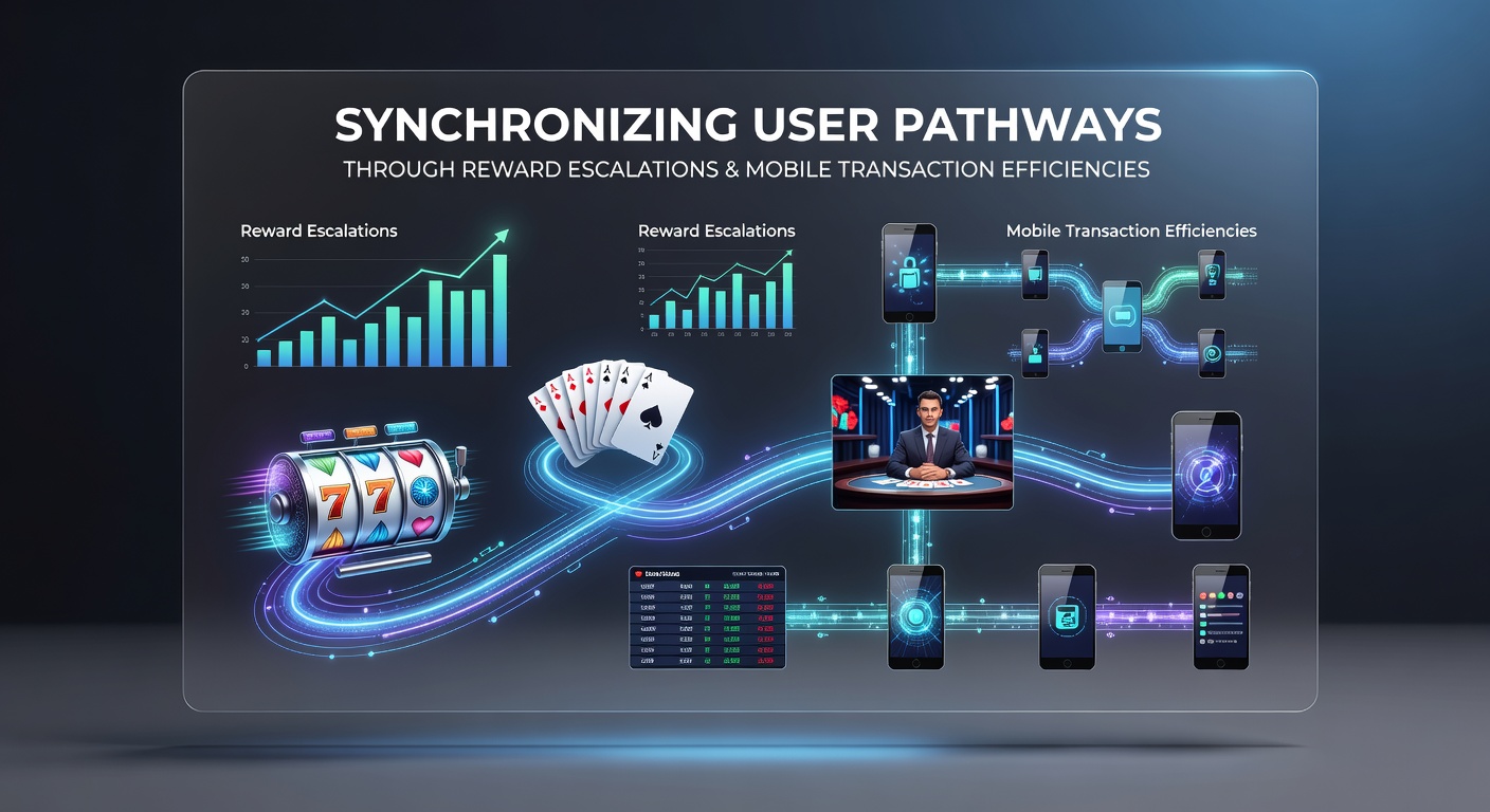 Darstellung der Synchronisation von Nutzerpfaden durch Belohnungssteigerungen und mobile Transaktionen in Casino-Umgebungen mit Walzenspielen und Sportwetten